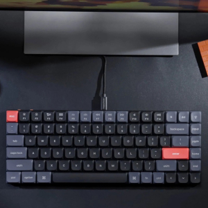Купить Беспроводная механическая ультратонкая клавиатура QMK Keychron K3 Pro, K3P-H1 84 клавиши, RGB-подсветка, Gateron Red Switch